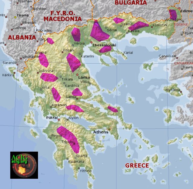 Mountain Ranges Greek Mountain Ranges